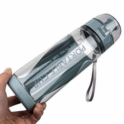 Unisex Portable Sports Water Bottle BPA Free Leakproof Gym Bottle Drink Mugs