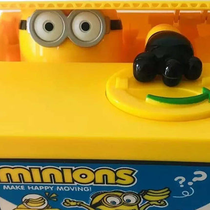 Minion piggy bank automatic money coin steal electronic box plastic doll Gift
