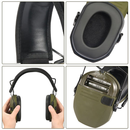 Electronic Noise Reduction Tactical Earmuffs Outdoor Hunting & Shooting Hearing Protection