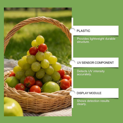 Portable UV Black Light Flashlight for Vegetables Detection