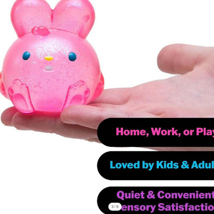 Random Scented Glitter Bunny Squishy Fidget Stress Toy