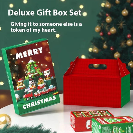 6 creative Christmas DIY building block pendants that can be pieced together for holiday decoration
