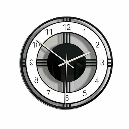 Nordic Style Wall Clock Silent Acrylic Clock Home Living Room Decor Transparent