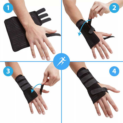 Breathable Wrist Support Splint for Sprain Injury Carpal Tunnel Pain