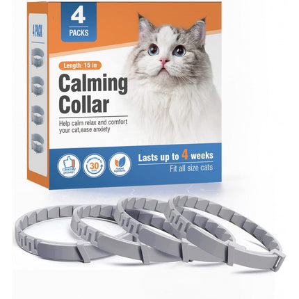 Calming Collar for Dogs/Cats 4 Packs Pet Pheromone Collars Dog Cat Calming Collar