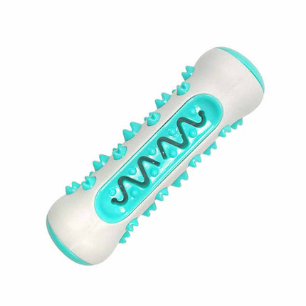 Teeth Cleaning Dog Chew Toy Tough Dog Puppy Toothbrush Rubber Chewers Toy Bone