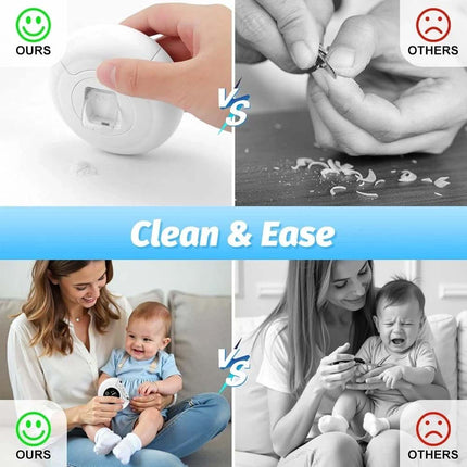 Electric Nail Clippers with Nail File Safe Automatic Trimmer, Rechargeable