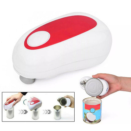 Electric Can Opener Battery-Operated Smooth Felt Automatic Kitchen Easy Open