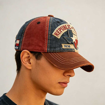 Lone Star Legacy Outdoor Sun Protection Embroidered Baseball Cap
