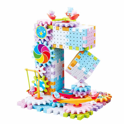 Electric Gear Building Block Toys gift for Kids