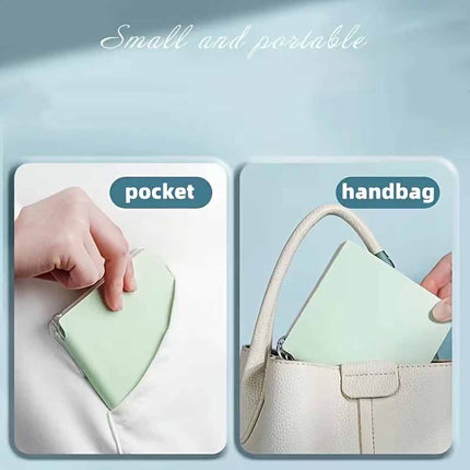 2Pcs Mini Portable Notebook with Pen, Random Color Pocket Notepad Stationery Gift for School Office Party