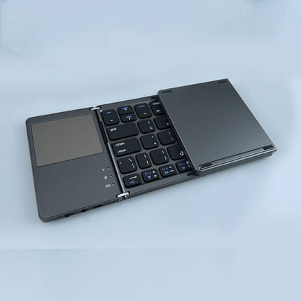 Bluetooth Wireless Keyboard Threefold Touchpad for iPad iPhone Android Windows