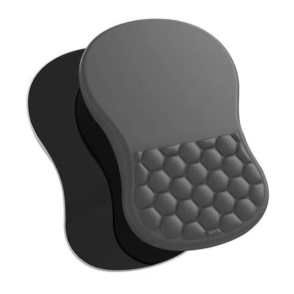 Ergonomic Memory Foam Gaming Mouse Pad with Honeycomb Massage Wrist Rest, Non-Slip PU Base Mouse Mat Multi Colors Optional
