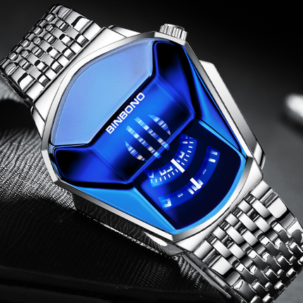 Men's Trendy Fashion Watch Funky Designer Wristwatch Includes Strap Adjuster