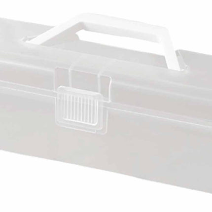 Portable Multipurpose Storage Box, Clear Bread & Cake Roll Packaging Container, Dual Use Organizer for Food, Art Craft & Stationery Supplies