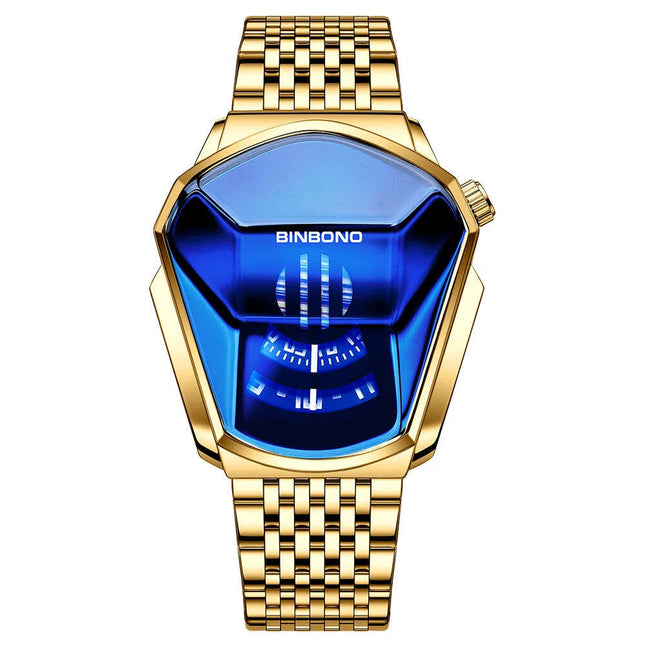 Men's Trendy Fashion Watch Funky Designer Wristwatch Includes Strap Adjuster