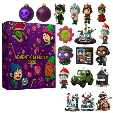2025 Pendant Toy Advent Calendar - 24 Day Christmas Countdown Xmas Gift