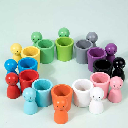 Color Sorting Cups, Matching Game Creative Play Early Educational for Party