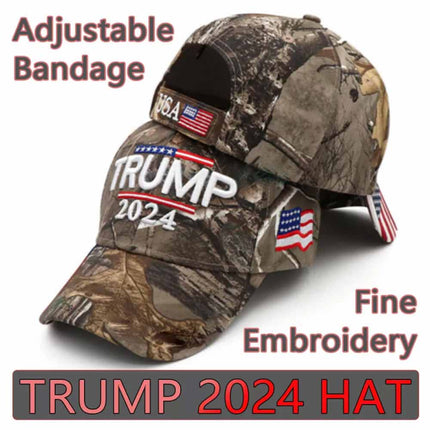 Donald Trump Hat 2024 MAGA Cap Camo USA KAG Make Keep America Great Again