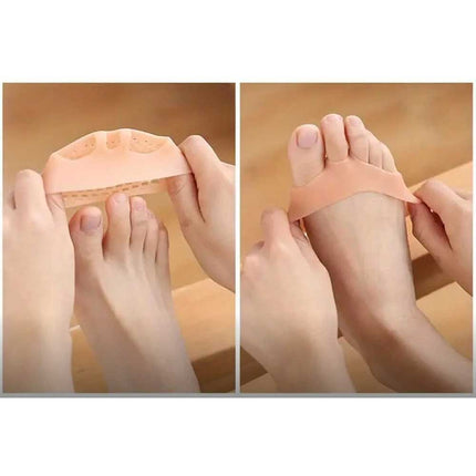 10 PAIRS SILICONE METATARSAL PADS - TOE SEPARATOR ORTHOTICS FOOT CARE INSOLE