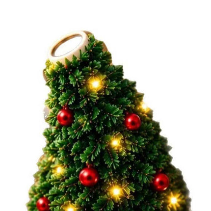 Santa Christmas Tree Projection Light, USB Powered Holiday Projector Night Lamp for Xmas Home Decoration