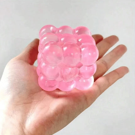 Cube Slow Rebound Squishy Squeeze Toy, Portable Stress Relief Fidget Toy