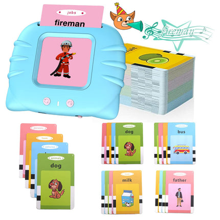 Educational Talking Flash Cards Learning Words with Sound Effect Kids Toys Gift