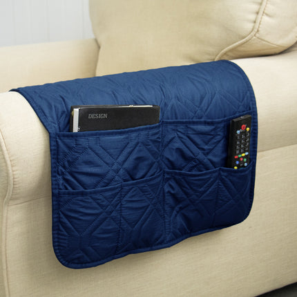 6-Pockets Sofa Arm Rest TV Remote Control Tidy Organizer Holder Chair Couch Bag