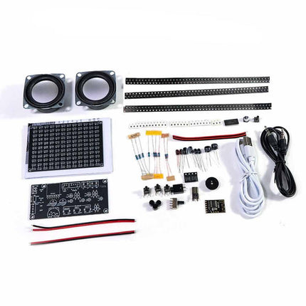 DIY Bluetooth Speaker Kit LED Music Spectrum Electronic Soldering Electronic Kit