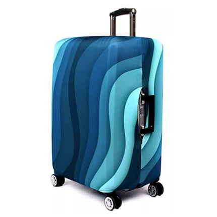 Colorful Elastic Luggage Protective Cover Fit 25-28 Inch Travel Trolley Suitcase