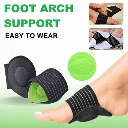 2xFoot Arch Cushioned Support Brace Pain Relief Plantar Fasciitis playing sports