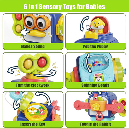Montessori Educational Learning Toy for Toddlers, Suitable for 1–3 Years Old