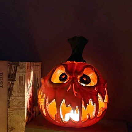 LED Halloween Pumpkin Lantern Decorative Light Party Prop Ornament