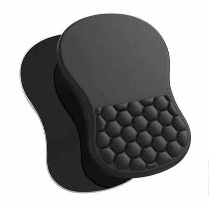 Ergonomic Memory Foam Gaming Mouse Pad with Honeycomb Massage Wrist Rest, Non-Slip PU Base Mouse Mat Multi Colors Optional