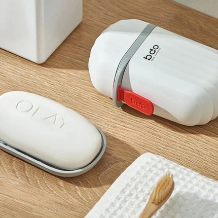Travel Waterproof Soap Box with Lid, Portable Soap Holder Container