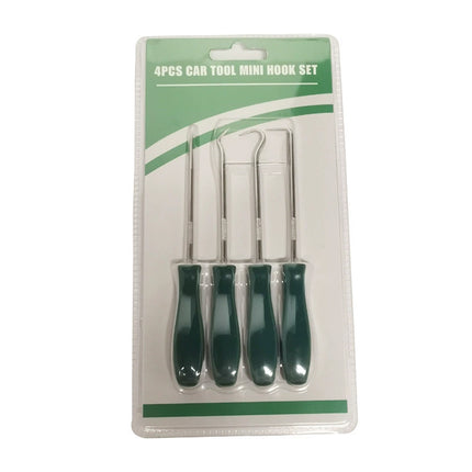 4pc Pick and Hook Tool Kit – Ideal for O-Ring, Seal, and Hose Removal in Garage