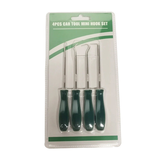 4pc Pick and Hook Tool Kit – Ideal for O-Ring, Seal, and Hose Removal in Garage