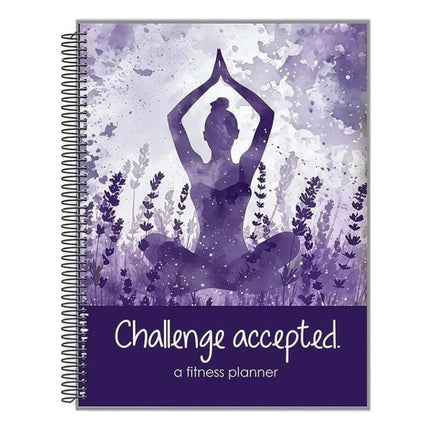 Challenge Accepted 90-Day Fitness Planner & Journal – Workout and Meal Tracker