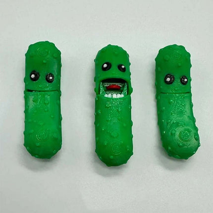 Novelty 3D Printed Pickles in Mason Jar Fun Tickle Pickle Gifts for Everyone