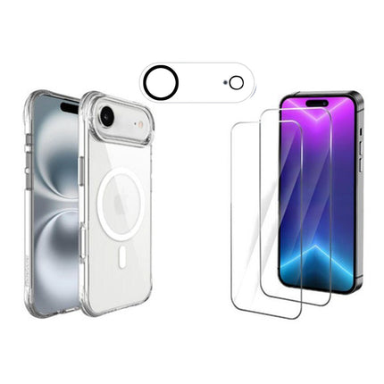 MagSafe Shockproof Phone Case Bundle with Screen & Lens Protectors