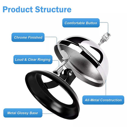 2Pcs Service Call Bell for Desk Counter