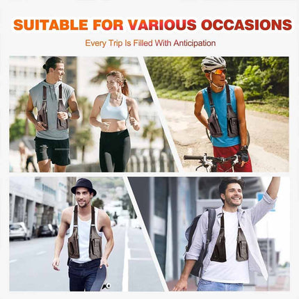 Anti-Theft Underarm Shoulder Bag Adjustable Hidden Travel Holster Bag
