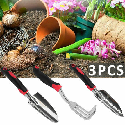 3Pcs Aluminum Alloy Garden Hand Tools for Yard Vegetable Planting