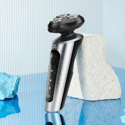 Mens Electric Shaver Cordless Razor Wet Dry Rechargeable Rotary USB Charging