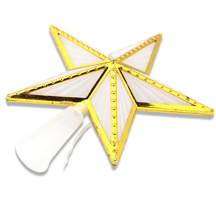 3D Christmas Tree Topper LED Glowing Star Light Projector Party Xmas Decor