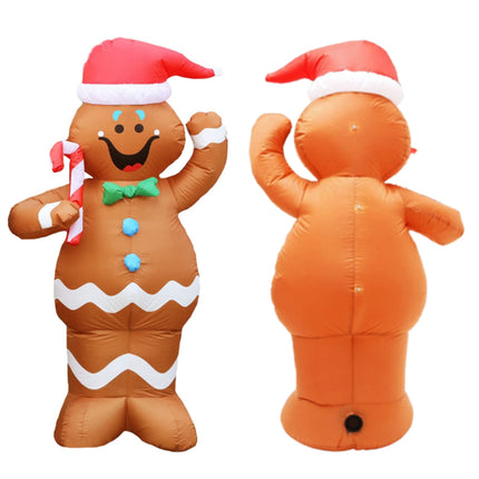 5ft/1.5M Inflatable Giant Christmas Gingerbread Man