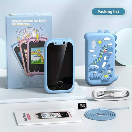 Kids Dinasour Blue Toys Smart Phone Children's Educational Learning Music Camera