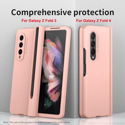 Full Cover Shockproof Hybrid Case With Pen Holder For Galaxy Z Fold 4 / Fold 3