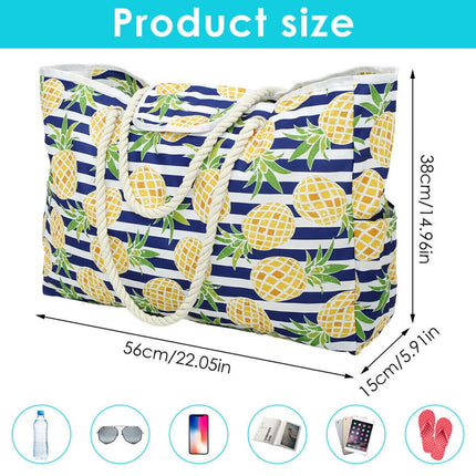 "Beach Waterproof Bags for Women Tote Bag Extra Large with Zip for Travel Swim
"