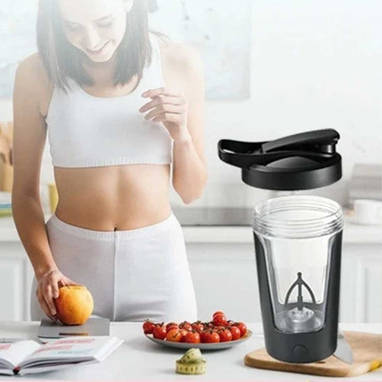 Electric Protein Shaker Bottle Mixing cup USB Rechargeable